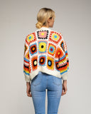 Chaqueta de crochet con flores. - Tantra Spain