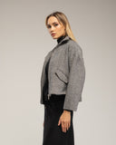 Chaqueta de espiguilla con cierre de cremallera. - Tantra Spain