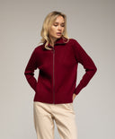 Chaqueta de punto con cremallera. - Tantra Spain