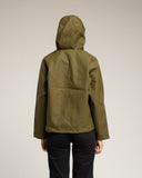 Chaqueta impermeable con capucha y bolsillos. Khaki. - Tantra Spain
