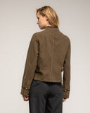 Chaqueta tipo militar con cordon, ribete y botones dorados - Tantra Spain