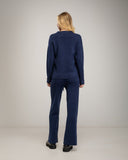 Conjunto de Punto Fino: Jersey Polo y Pantalón Ancho - Tantra Spain