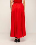 falda larga de vuelo con cintura elastica (Red) - Tantra Spain