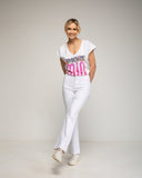 Jeans rectos de tiro alto. - Tantra Spain