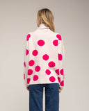 Jersey amplio de lunares con cuello alto - Tantra Spain