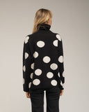 Jersey amplio de lunares con cuello alto - Tantra Spain