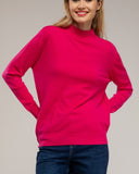 Jersey de punto fino básico con cuello perkins. - Tantra Spain