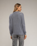Jersey de punto fino básico con cuello perkins. - Tantra Spain