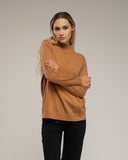 Jersey de punto fino básico con cuello perkins. - Tantra Spain