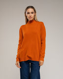 Jersey de punto fino básico con cuello perkins. - Tantra Spain
