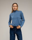 Jersey de punto fino básico con cuello perkins. - Tantra Spain