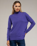 Jersey de punto fino básico con cuello perkins. - Tantra Spain