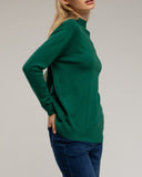 Jersey de punto fino básico con cuello perkins. - Tantra Spain