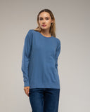 Jersey de punto fino básico de cuello redondo. - Tantra Spain