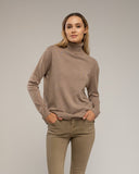 Jersey de punto fino básico de cuello vuelto - Tantra Spain