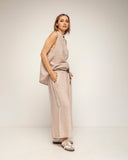 pantalon de lino ancho - Tantra Spain