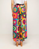 pantalon de pinzas con bolsilos estampado (Fucisa) - Tantra Spain