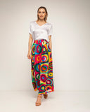 pantalon de pinzas con bolsilos estampado (Fucisa) - Tantra Spain
