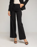 Pantalón de vestir de corte recto, con cinturilla - Tantra Spain