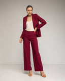 Pantalón de vestir de corte recto, con cinturilla - Tantra Spain