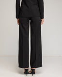 Pantalón de vestir de corte recto, con cinturilla - Tantra Spain