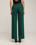 Pantalón de vestir de corte recto, con cinturilla - Tantra Spain