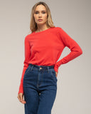 Pantalón denim de tiro alto tipo chino. - Tantra Spain