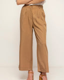 pantalon recto con pinzas de tencel - Tantra Spain