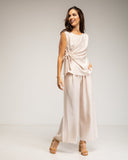 Set de top sin mangas con lazada y pantalon con elástico - Tantra Spain