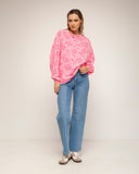 sudadera de manga larga con estampado de flores - Tantra Spain