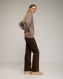 Sudadera efecto desgastado con detallles de strass. - Tantra Spain