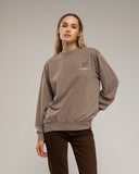 Sudadera efecto desgastado con detallles de strass. - Tantra Spain