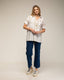 tantra mujer, Camisa de manga larga con estampado rayas discontinuas y bolsillos. - Tantra Spain