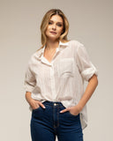 tantra mujer, Camisa de manga larga con textura y bolsillo en el frontal - Tantra Spain