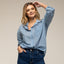 tantra mujer, Camisa de manga larga con textura y bolsillo en el frontal - Tantra Spain