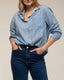 tantra mujer, Camisa de manga larga con textura y bolsillo en el frontal - Tantra Spain