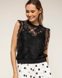 top de encaje semitransparente (black) - Tantra Spain