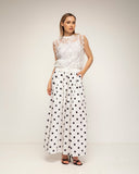 top de encaje semitransparente (White) - Tantra Spain