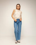 top de lino bolsillo sin mangas - Tantra Spain