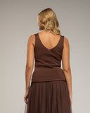 Top de punto de tirantes con Lurex. - Tantra Spain