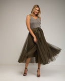 Top de punto de tirantes con Lurex. - Tantra Spain