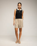 Top de punto sin mangas (Black) - Tantra Spain