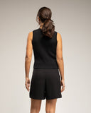 Top de punto sin mangas (Black) - Tantra Spain
