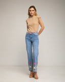 Top de punto sin mangas liso con cuello redondo - Tantra Spain