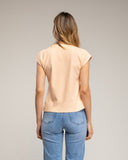 Top de punto sin mangas liso con cuello redondo (ROSA) - Tantra Spain