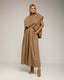 Top oversize de manga corta con pliegues en los hombro. - Tantra Spain