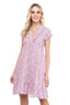 Vestido corto estampado de flores con detalles. - Tantra Spain
